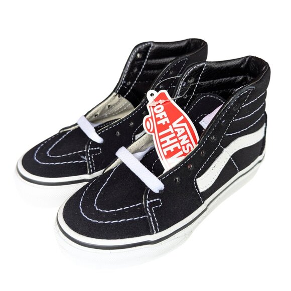 Vans Other - Vans Kids 11 NIB Black Suede Sk8-Hi Lace Up Sneakers